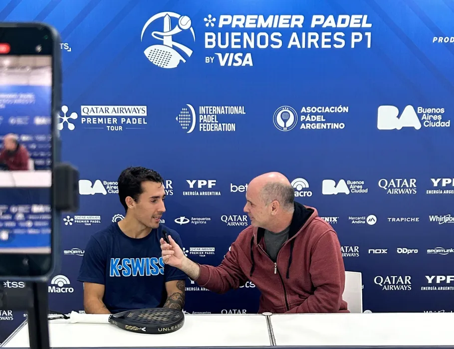 Fede Mouriño: de San Martín de los Andes a la elite de pádel mundial