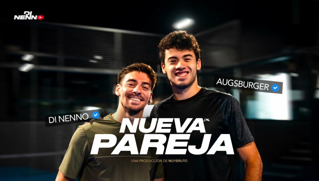 La nueva pareja formada por Di Nenno y Augsburger se presenta en sociedad