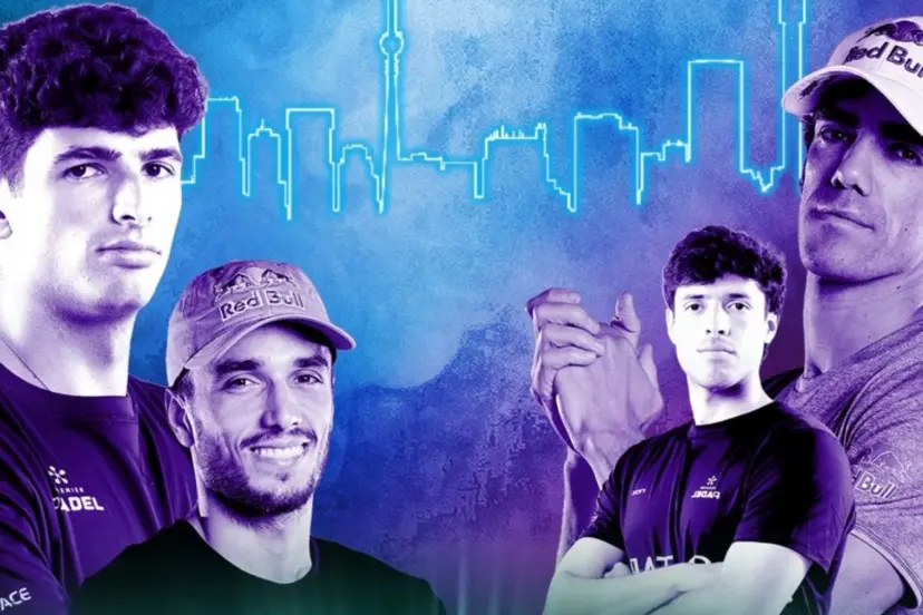 Imperdible: Ale GalĆ”n y Arturo Coello contra Juan Lebrón y AgustĆn Tapia en SudĆ”frica