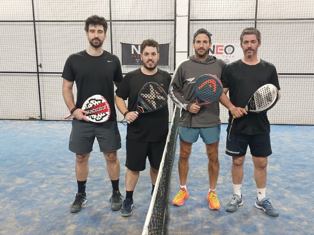 Metopio y Falco ganaron el torneo de sexta libre en El Bolsón Pádel Club