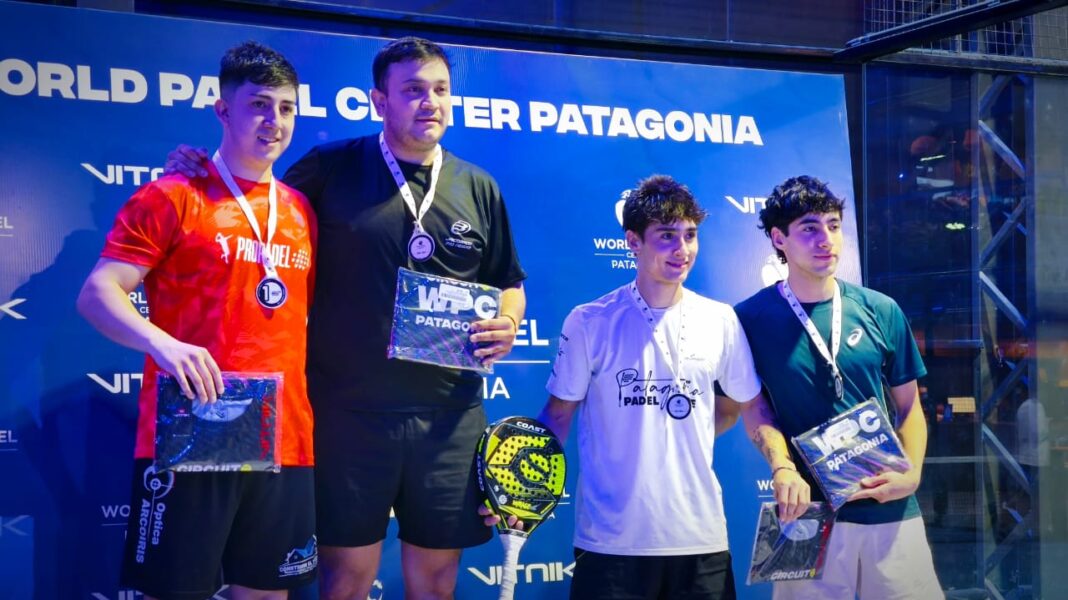 Martín Parra y Emiliano Fuentes ganaron el torneo de Segunda en el World Pádel Center Patagonia
