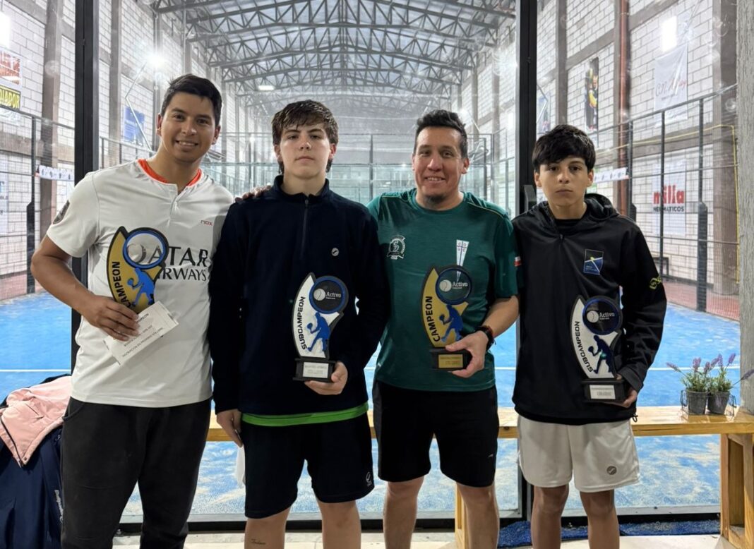 Tuerka Valenzuela y Gonzalo Barrionuevo ganaron el torneo de pádel de Quinta categoría en Cutral Co