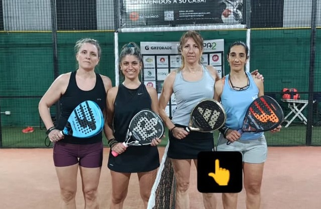 Telania Villalobos y Pepiche Lebredo, los campeones de pádel este fin de semana en San Martín de los Andes