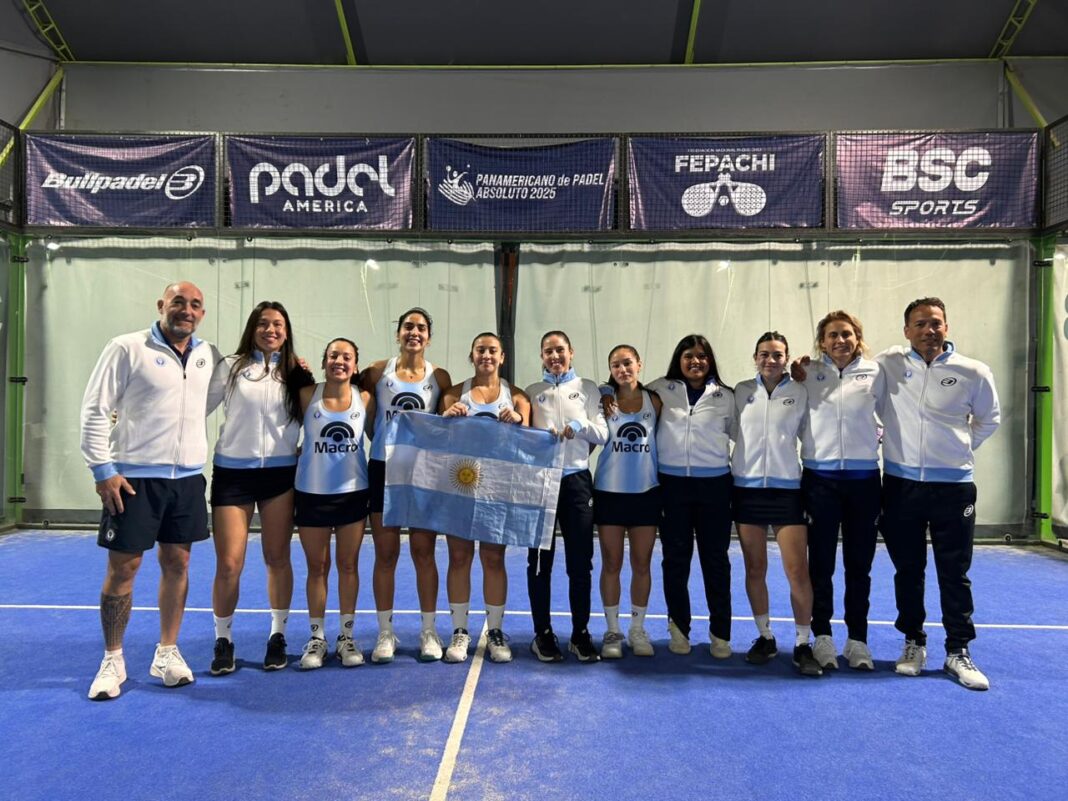 La Selección femenina de Argentina pasó a la final del Panamericano de Pádel y buscará el título ante Brasil
