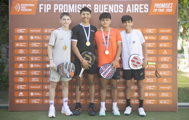El joven cipoleño Juan Ciccioli ganó el FIP Promises de Pádel Buenos Aires
