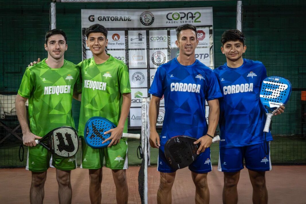 Neuquén le ganó a Córdoba y se quedó con la copa Pádel de los Andes