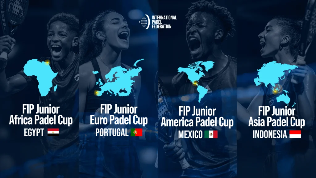 FIP Junior Continental Pádel Cups 2026: primera vez en cuatro continentes en el mismo año FIP Junior Continental Pádel Cups 2026: primera vez en cuatro continentes en el mismo año