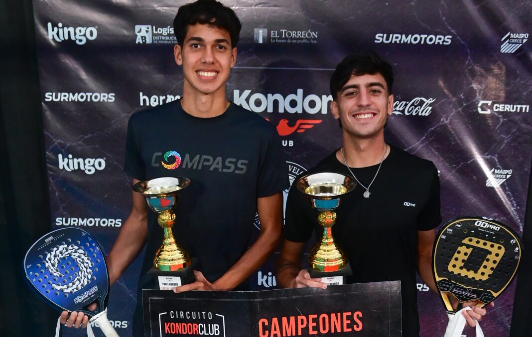 Pierre Petit y Nacho Caluva se quedaron con la máxima categoría del circuito Kondor Club Pádel de Mendoza. Conocé a los campeones de Segunda a Octava Pierre Petit y Nacho Caluva se quedaron con la máxima categoría del circuito Kondor Club Pádel de Mendoza. Conocé a los campeones de Segunda a Octava