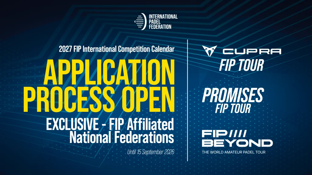 Calendario internacional de competiciones FIP 2027: abierto el proceso de candidaturas para las Federaciones nacionales Calendario internacional de competiciones FIP 2027: abierto el proceso de candidaturas para las Federaciones nacionales