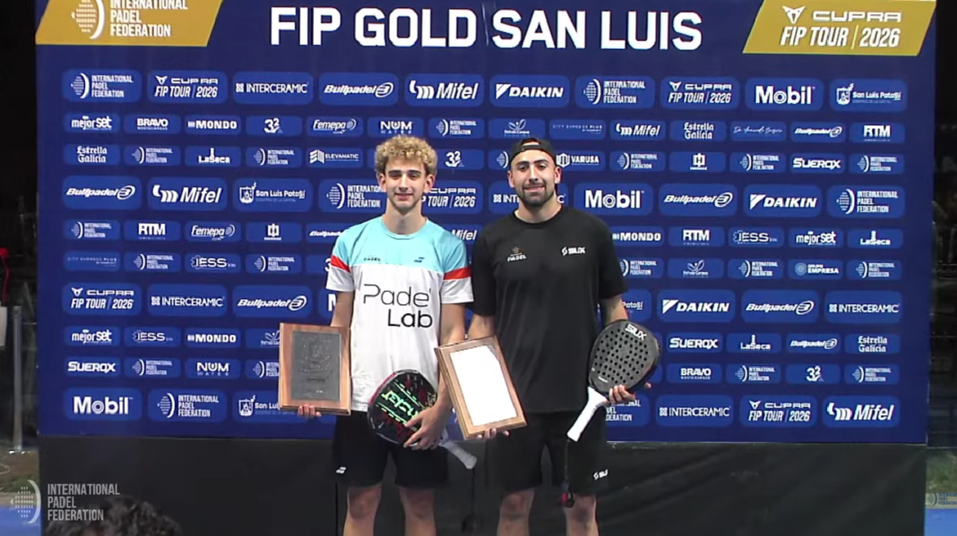 Juani Rubini y Alex Chozas son los campeones del FIP Gold de San Luis en México Juani Rubini y Alex Chozas son los campeones del FIP Gold de San Luis en México