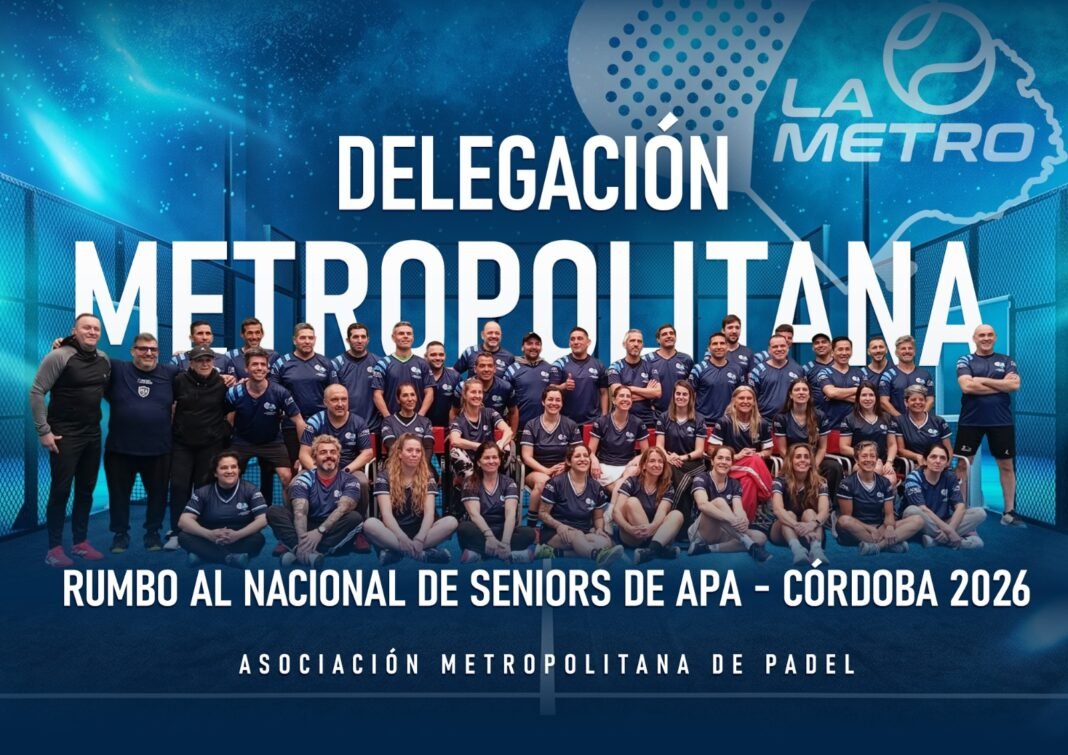 La Liga Metropolitana de Pádel presentó a la delegación que los representará en el Torneo Argentino de Seniors de APA La Liga Metropolitana de Pádel presentó a la delegación que los representará en el Torneo Argentino de Seniors de APA